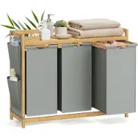 Songmics Vaatelokerikko, SONGMICS, 94x33x78 cm, Kermaisen valkoinen