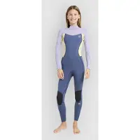 Billabong Synergy 3/2 Mm Junior-märkäpuku Jossa Pitkät Hihat Ja Vetoketju Selässä