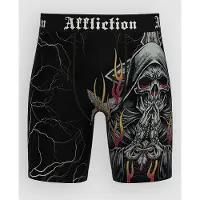 Affliction Phantom Fire Bokserit black Koko L