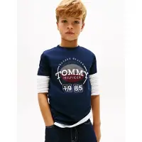 Tommy Hilfiger Basketball Graphic T-Shirt - Navy - 164