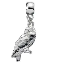 GED Carat Shop - Hedwig the Owl Slider Charm Silver (HP0046)