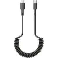 Eletra USB-C kierrekaapeli 1,5 m, musta