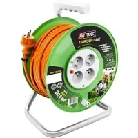 AWTOOLS Jatkojohto kelalla AW70213; IP44; 3x1 mm²; 25 m