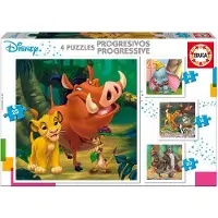 Educa Borras 12-16-20-25 Disney Animals - Multi/patterned - ONE SIZE