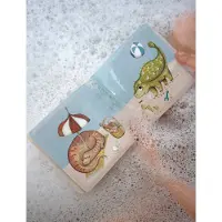 Filibabba Bath Book - Dino Beach - Multi/patterned - ONE SIZE