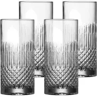 Luigi Bormioli Ølglas/Longdrinkglas Diamante 4 Stk. - Nude - 48 CL