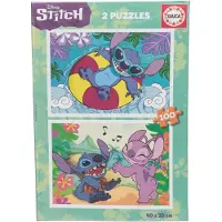 Educa 2X100 Disney Stitch - Multi/patterned - ONE SIZE