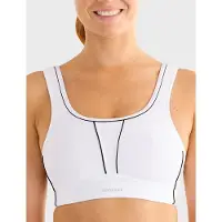 Swegmark Movement Sports Bra Coolmax Moulded Cups - White - D x 100