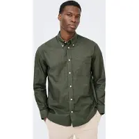 Only & Sons Onsoxford Ls Shirt Frml Noos - Khaki green - XL