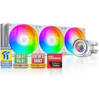 ID-Cooling FX360 INF WHITE - CPU Vesijäähdytys - Max 27 dBA
