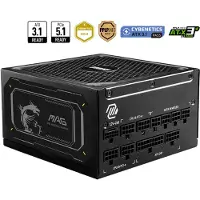 MSI MAG A1000GL II 1000W ATX PCIe 5.0 Black Power Supply