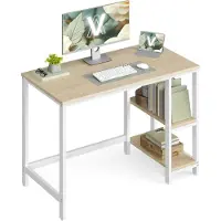 Vasagle Työpöytä, 50x100x76 cm, Beige, Laud, LWD47X, 50x100x76 cm, Beež