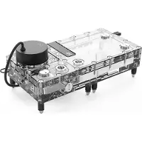 Alphacool Core Flat Reservoir 240 Right with VPP pump, nestesäiliö + pumppu