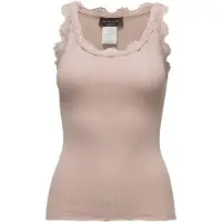 Rosemunde Rwbabette Silk Sl U-Neck Long Lace Top - Pink - S