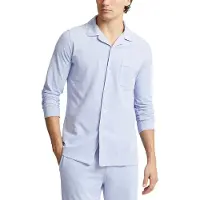 Ralph Lauren Cotton Mesh Pajama Set - Blue - XL