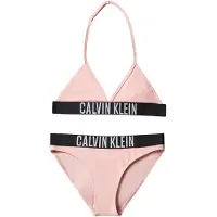 Calvin Klein Triangle Bikini Set - Pink - 128-140