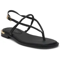 Tommy Hilfiger Gold Heel Dressy Sandal - Black - 39