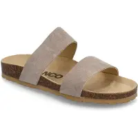 Bianco Biabetricia Twin Strap Sandal Suede - Beige - 37