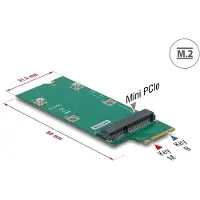 DeLOCK – Adapter M.2 Key B+M to Mini PCIe slot (PCIe / USB) (64103)