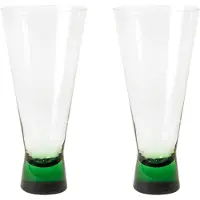 Broste Copenhagen Konus Cocktail Glass - Green - 25 CL