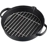 Campingaz 2000035416, valurauta, Ruostumaton teräs, Musta, Ruostumaton teräs, Musta, Metalli, 6,5 kg, 29,5 cm