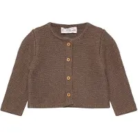 Mango Knitted Button Cardigan - Brown - 3-6M