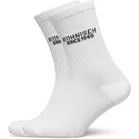 Röhnisch 2-Pack Logo Socks - White - 39-41