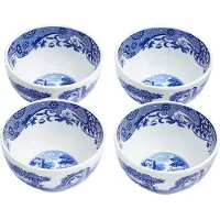 Spode Sininen italialainen dippikulho Ø10 cm 4 kpl Sinivalkoinen