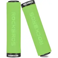 RockBros BT1001GNBK polkupyörän ohjaustangon sienikahvat - vihreä ja musta