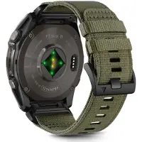 Tech-Protect NYLON CLASSIC GARMIN FENIX 5X / 5X PLUS / 6X / 6X PRO / 7X / 8 (51 MM) OLIVIN VIHREÄ
