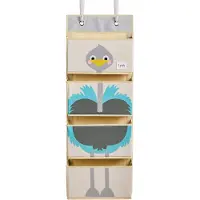 3 Sprouts Wall Organizer - Blue - 35.5X94X3.5CM