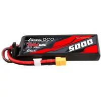 Gens ace G-tech 60c 2s1p Lipo Pc-materiaalikotelo Xt60-liittimellä 5000mah 7.4v