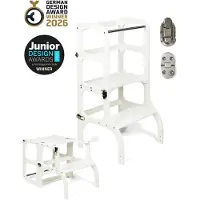 ETTE TETE Step'n'sit Helper Tower - Table - White - 90X 43X 40CM