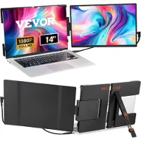 Vevor kannettavan tietokoneen näytön jatke 14 tuuman HD 1080P kannettava näyttö 13"-17" kannettavalle tietokoneelle
