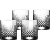 Luigi Bormioli Vandglas/Whiskyglas Diamante 4 Stk. - Nude - 38 CL