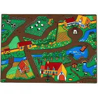 Rebel Roads Farm Life Playmat - 95 X 133 Cm - Multi/patterned - ONE SIZE