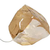 Kare Design-pöytävalaisin Aura, Messinki/kulta, Olohuone/ruokailutila, Lasi, Design