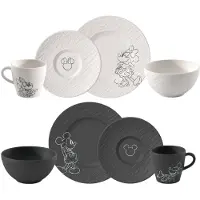 Villeroy & Boch Manufacture rock mickey breakfast -astiasto 8-osainen