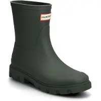 Hunter Unisex Downpour Short Boot - Green - 36
