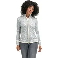Dale of Norway Women's Christiania Jacket Offwhite/Metal Grey Välikerrospuserot L