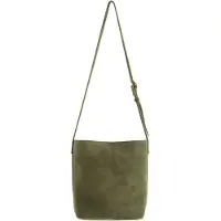 Lindex Bag Shopper Suede Em - Green - ONE SIZE