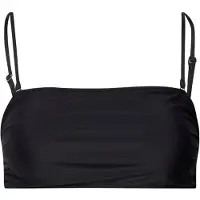 Ganni Recycled Core Solid Bandeau Bikini Top - Black - 34