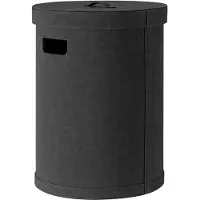 Blomus Laundry Basket L - 54 Cm, Ø 40 Cm, 67,5 L - Sahla - Black - Black - L 40CM