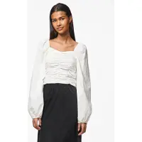 Pieces Pcmalysia Ls Top Jrs Noos Bc - Cream - XXL