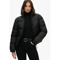 Superdry for woman. W5011975A Tech Jacket black (S), Casual, Sustainable, Recycled nylon