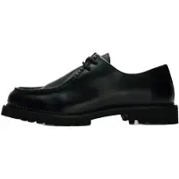Selected Slmhector Leather Moc-Toe Shoe - Black - 40