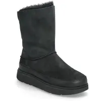 FitFlop Gen-Ff Short Double-Faced Shearling Boots - Black - 40
