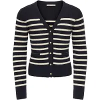 Kids Only Kogamy Life Ls Button Vneck Card Cp Knt - Navy - 146-152