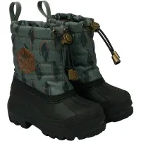 Mikk-Line Winter Boot Aop - Khaki green - 23