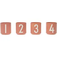 Design Letters Mini Cups Nude - Pink - 5 CL